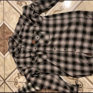 Both flannels for 45, great condition!